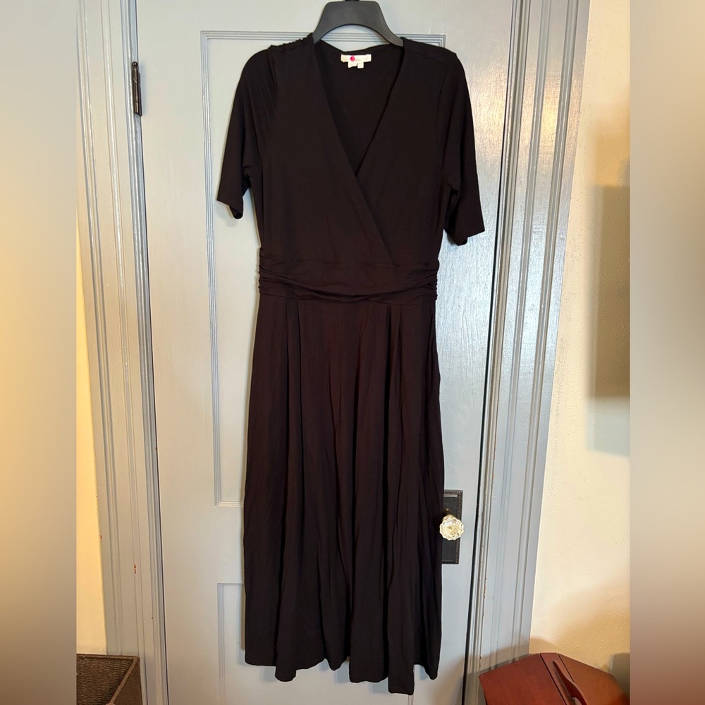 Boden 12 L black dress like new